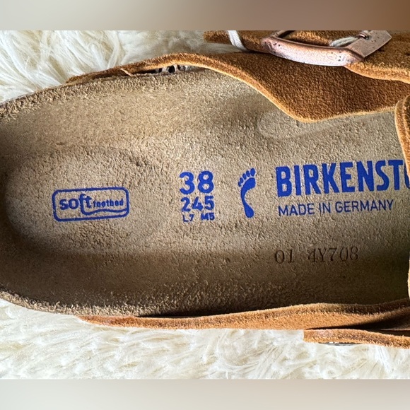 NWT Authentic Birkenstock Boston Suede Soft Footbed Clog in Mink - Picture 16 of 16